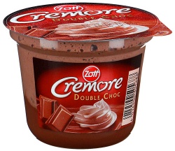 Десерт Zott Cremore Double Choc молочный